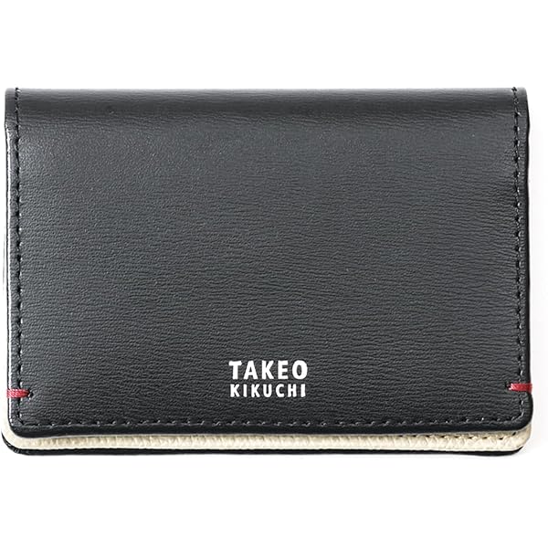 TAKEO KIKUCHI 名刺入れ ネイビー TAKEO KIKUCHI 名刺入れ アンティーク調レザー メンズ